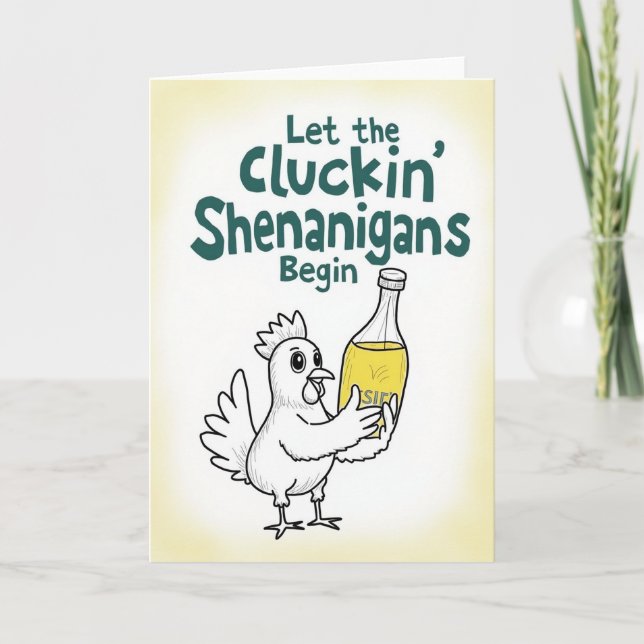 Carte pour commencer les Cluckin Shenanigans (Devant)