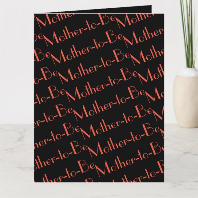 Carte pour future maman (Devant)