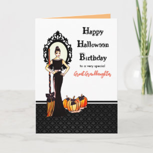 Carte Pour Grande Petite-Fille Halloween Anniversaire so