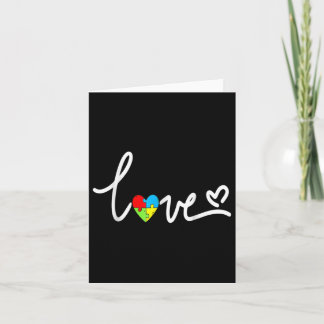 Carte Pour Hommes Femmes Sensibilisation sur l'autisme T