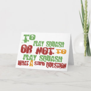 Carte Pour jouer au squash