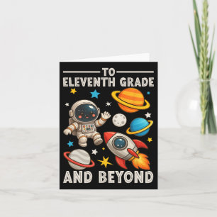 Carte Pour Junior et au-delà Astronaute Drôle Retour à l