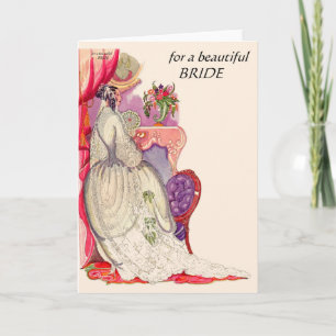 Carte pour la belle mariée