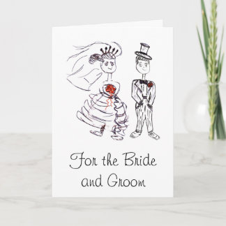 Carte Pour la mariée et la mariée