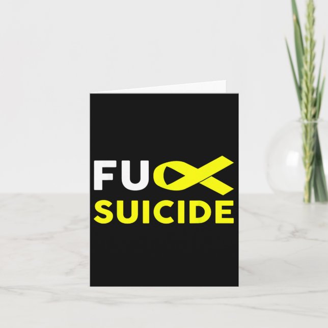 Carte Pour la prise de conscience du suicide Shirt Suppo (Devant)