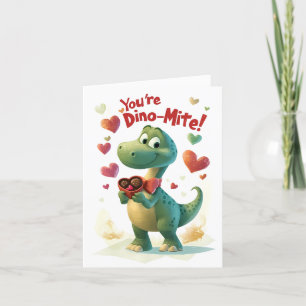 Carte pour la Saint-Valentin de Dino-mite