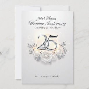 Carte pour les 25 ans de mariage – Célébrer 25 ans