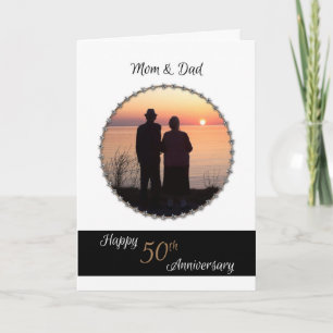 Carte pour les 50 ans de mariage de maman et papa