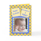 Pour les enfants 1 year old boy birthday greeting