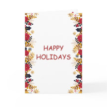 Carte pour les fêtes