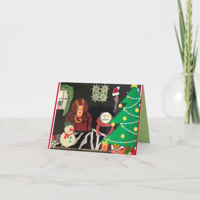 Carte pour les fêtes (Devant)