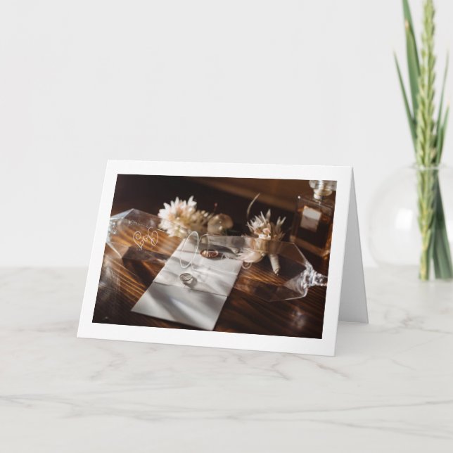 CARTE POUR **LES JEUNES MARiÉS TRÈS SPÉCIAUX** (Devant)