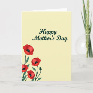 Carte pour ma mère avec tout mon affection