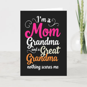 Carte pour maman grand-mère arrière-grand-mère