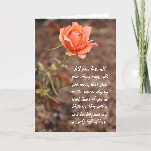 Carte Pour maman Joyeuse fête des mères (Devant)