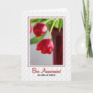 Carte pour Niece Joyeux Anniversaire Français Anniversai