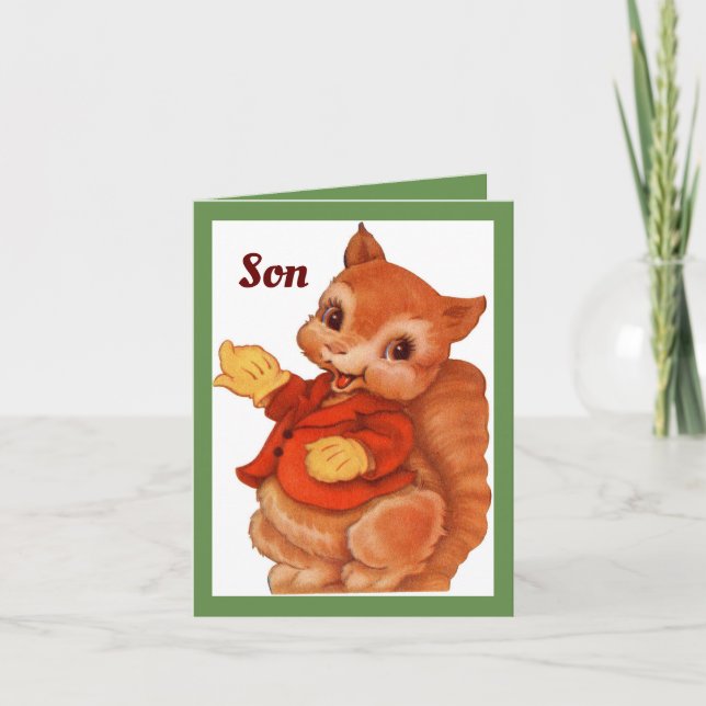 Carte Pour Noël Fils (Devant)