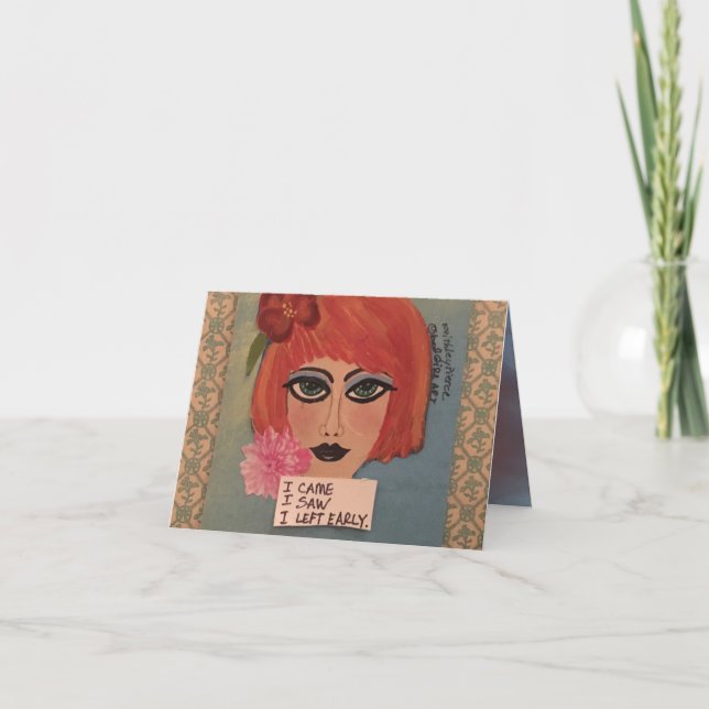 Carte pour notes (Devant)