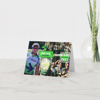 Carte pour notes 2015 de Merci de Pelotonia