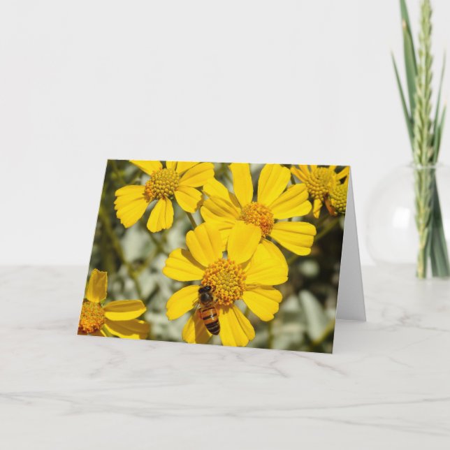 Carte pour notes abeilles (Devant)