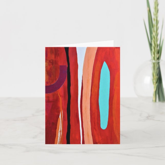 Carte pour notes blanc de flamme bleue (Devant)