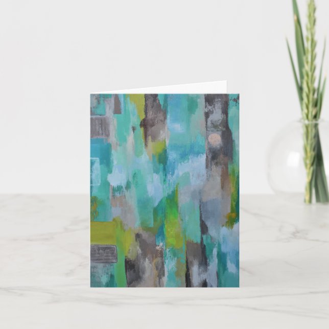 Carte pour notes blanc Silver Moon (Devant)