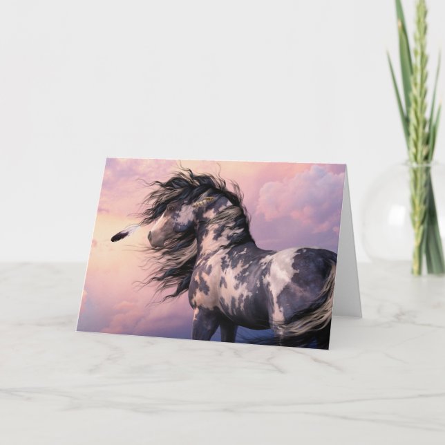 Carte pour notes bleu cherokee (Devant)