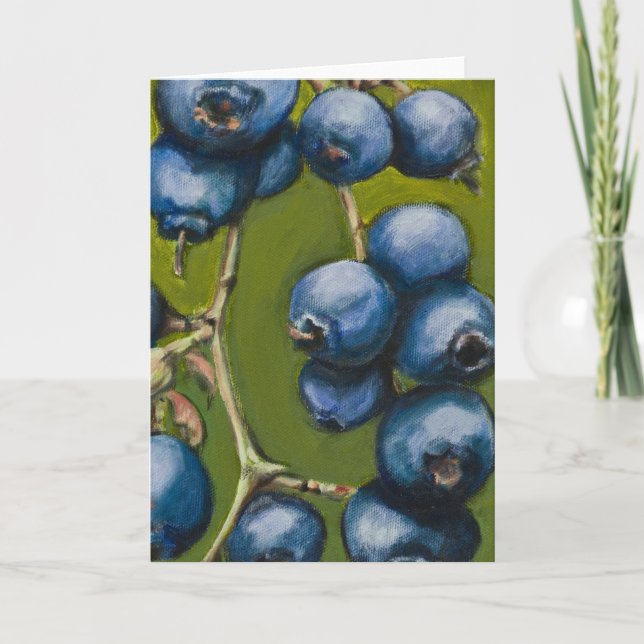 Carte pour notes Blueberry (Devant)