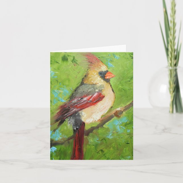 carte pour notes cardinal (Devant)