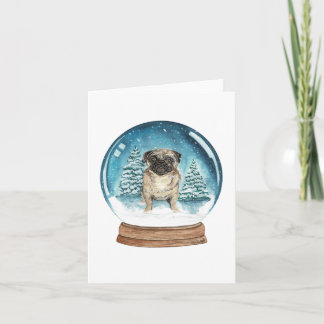 Carte pour notes Carlin Snowglobe