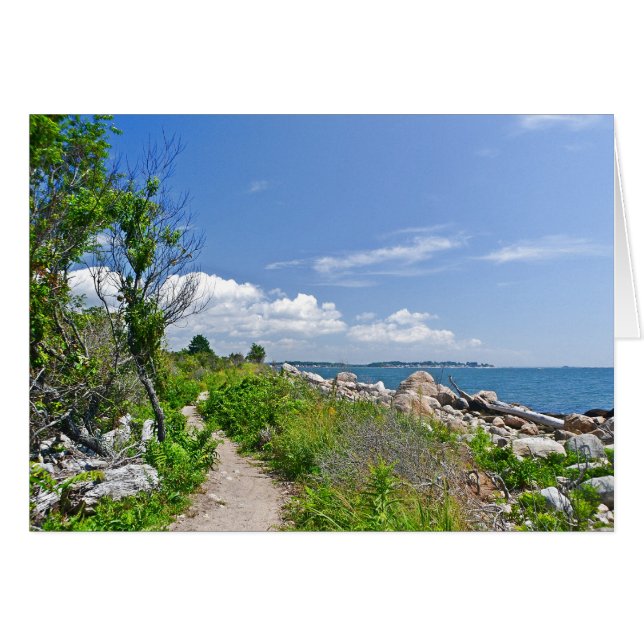 Carte pour notes chemin Hammonasset (Devant horizontal)