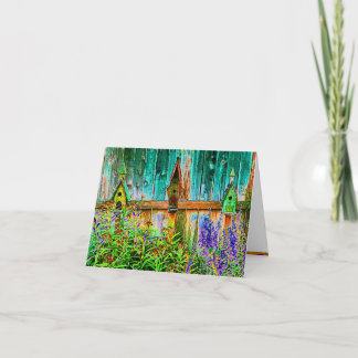 Carte pour notes Condos de jardin