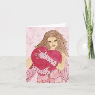 Carte pour notes d'amour