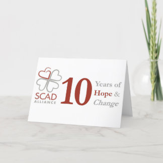 carte pour notes de 10 ans