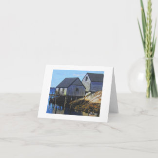 Carte pour notes de bateau d'art textile