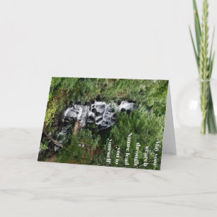 Carte pour notes de cascade