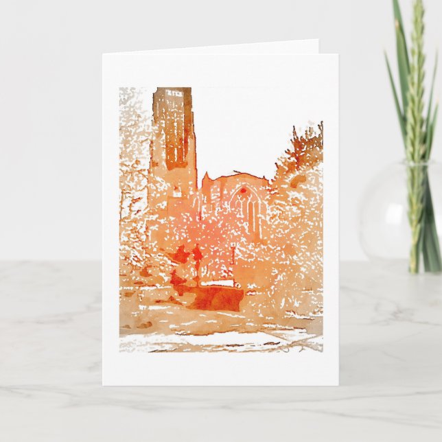 Carte pour notes de chapelle de Rockefeller (Devant)