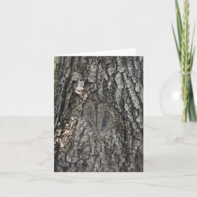 carte pour notes de coeur d'arbre #1 (Devant)