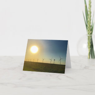 carte pour notes de coucher du soleil du Texas