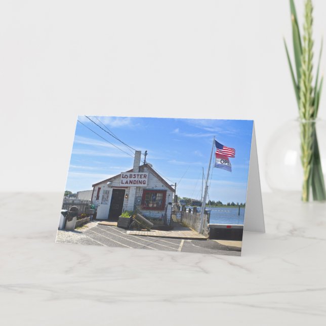 Carte pour notes de débarquement de homard (Devant)