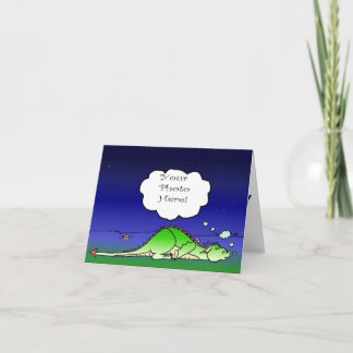Carte pour notes de dragon endormi