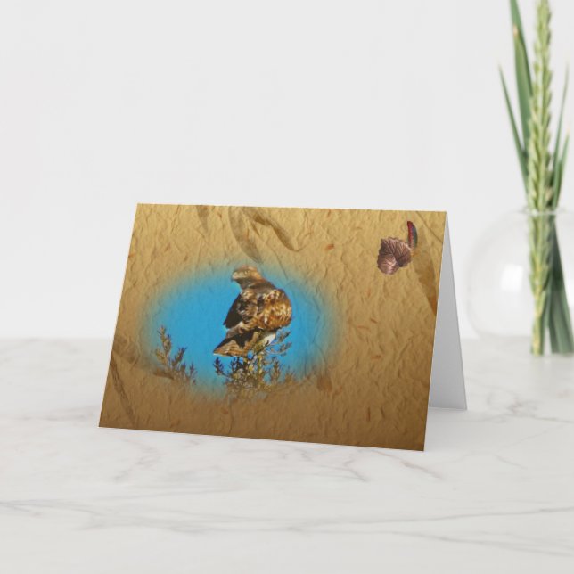 Carte pour notes de faucon (Devant)