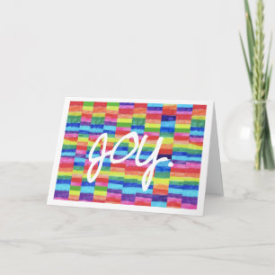 Carte pour notes de Frameable d'arc-en-ciel de