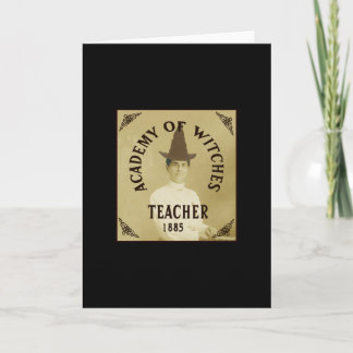 Carte pour notes de l'Académie des sorcières