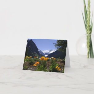 Carte pour notes de Lake Louise
