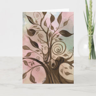 Carte pour notes de l'arbre de Whimsical