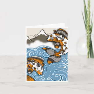 Carte pour notes de poisson