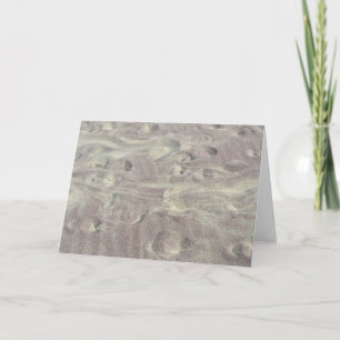 Carte pour notes de sable violet