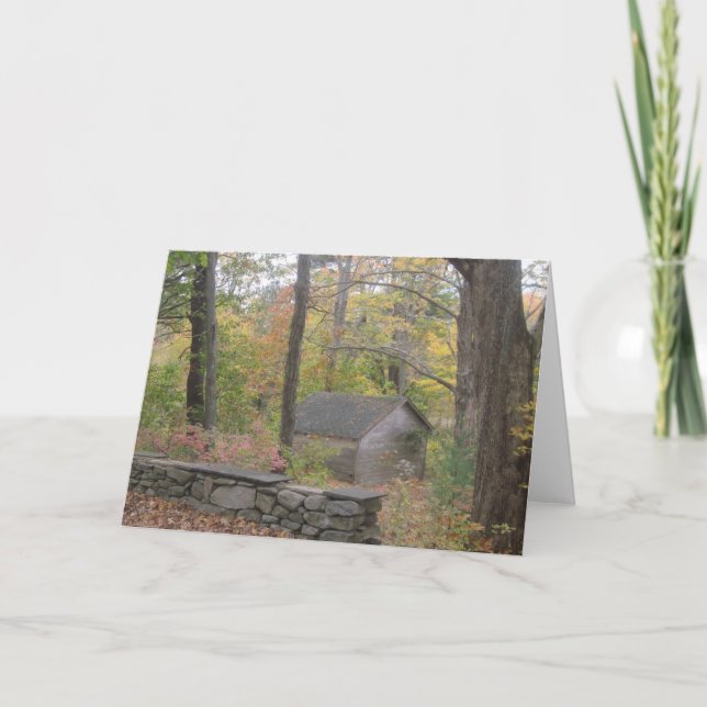 Carte pour notes de scène d'automne (Devant)