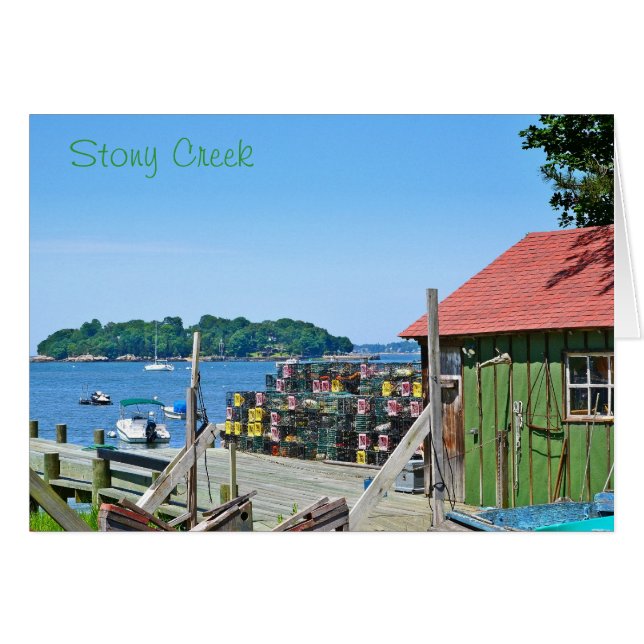 Carte pour notes de Stony Creek (Devant Horizontal)